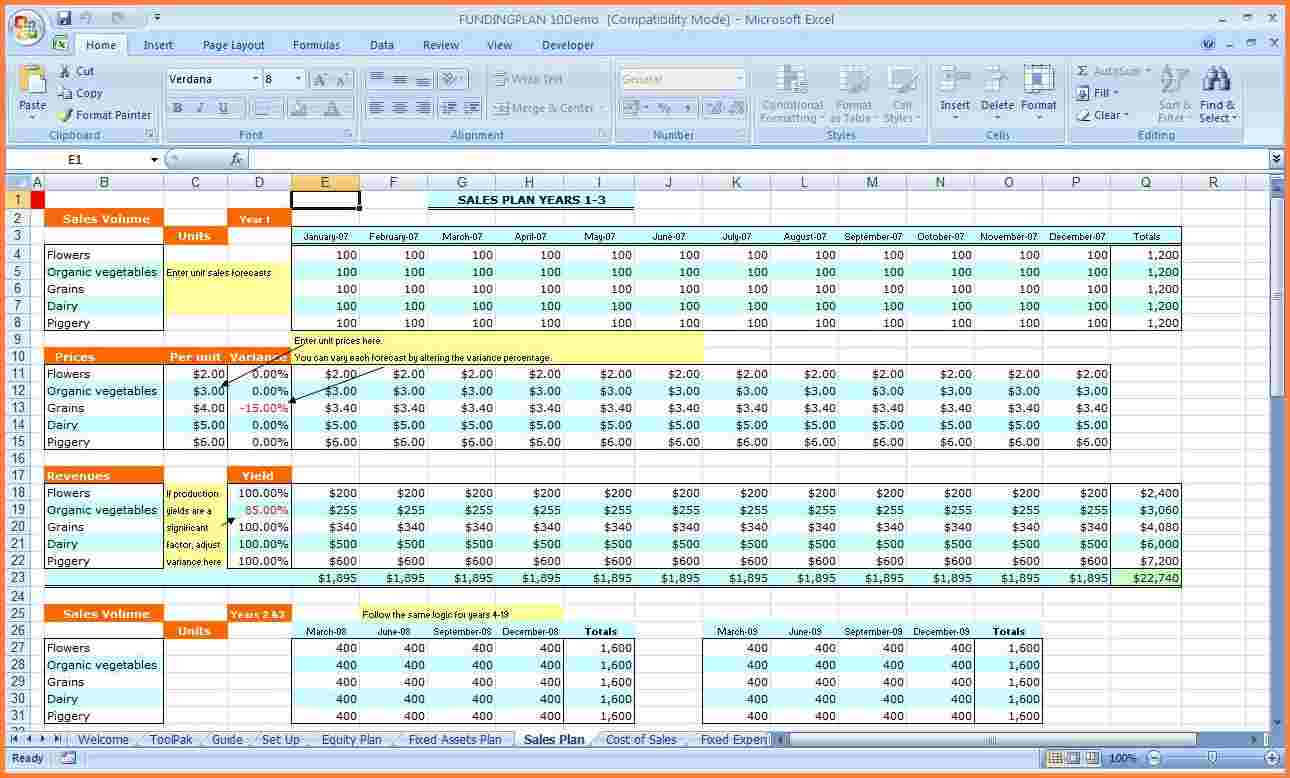 Business Plan Spreadsheet Template Excel Expense For Taxes Regarding Business Plan Spreadsheet Template Excel