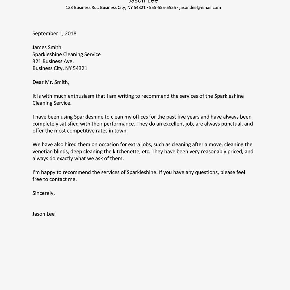 Business Reference Letter Examples With Regard To Business Reference Template Word