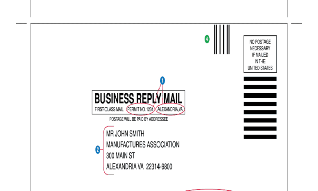 Business Reply Mail Template - Fill Online, Printable with regard to Business Reply Mail Template