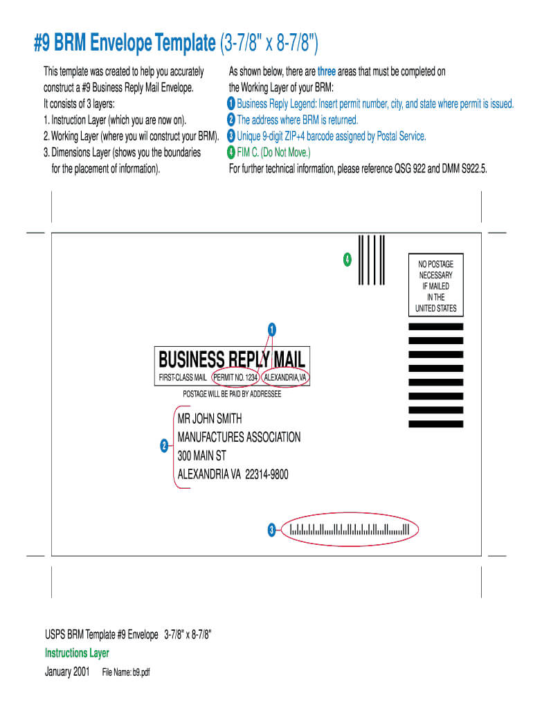 Business Reply Mail Template – Fill Online, Printable With Regard To Business Reply Mail Template