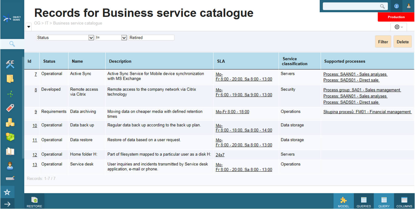 Business Service Catalogue Template ] - Defining Services Throughout Business Service Catalogue Template