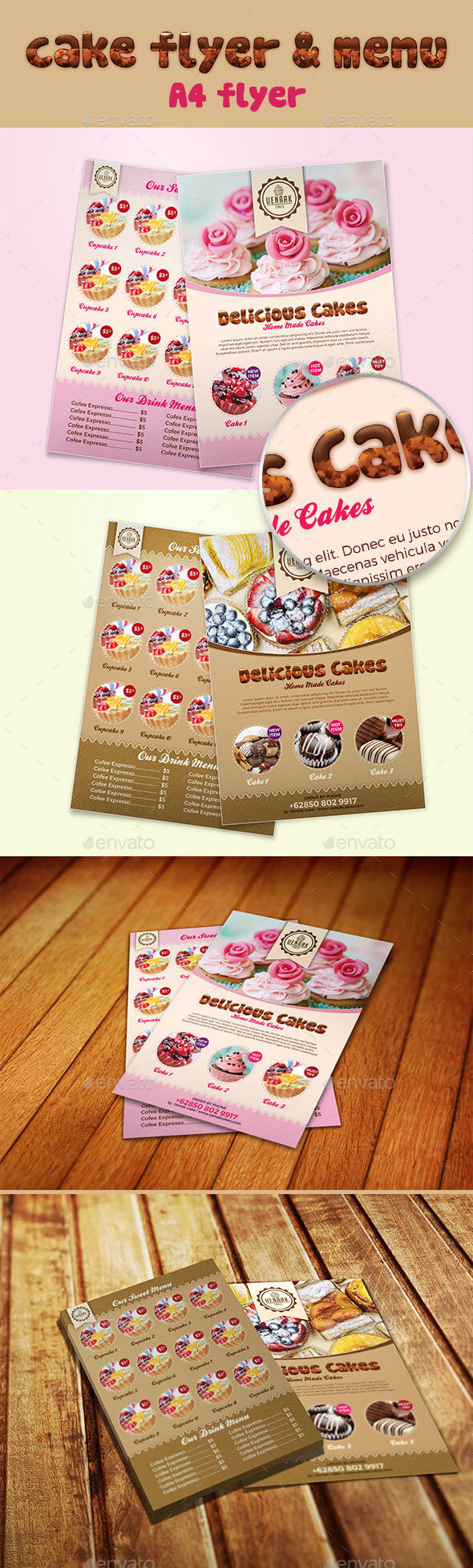 Cake Flyer Graphics, Designs & Templates From Graphicriver Inside Cake Flyer Template Free