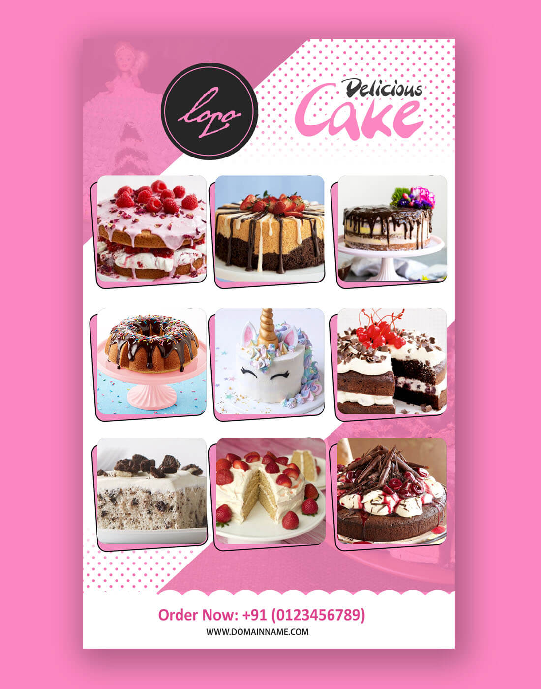 Cake Flyer Psd Template Regarding Cake Flyer Template Free