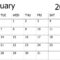 Calendar January 2020 Printable – For Classroom Management Pertaining To Blank Calendar Template For Kids