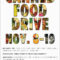 Can Food Drive Flyer | Templates, Scripts, Graphics intended for Canned Food Drive Flyer Template