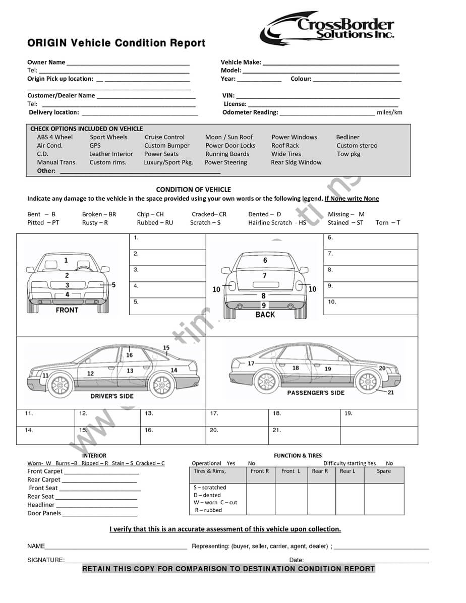 Car Damage Report For Nce Claim Template Sample Insurance Within Car Damage Report Template
