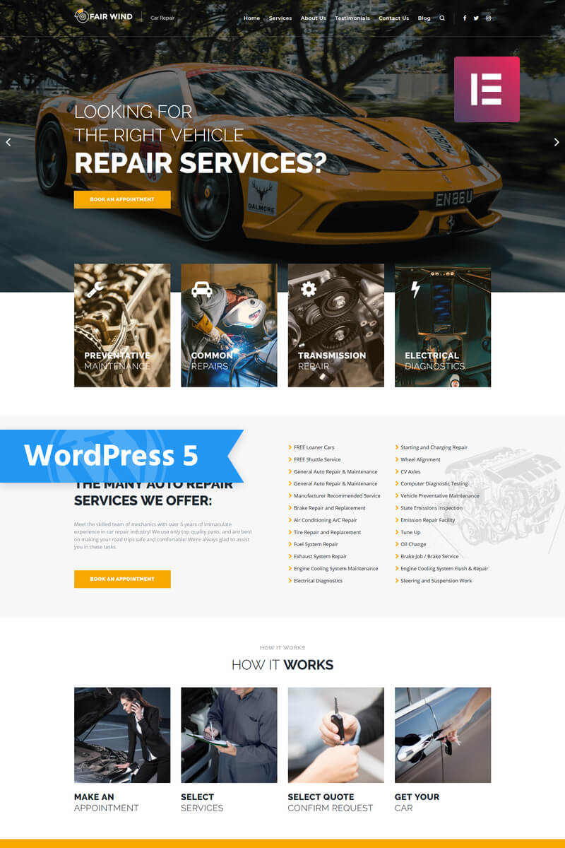 Car Repair Templates | Templatemonster Within Automotive Gift Certificate Template