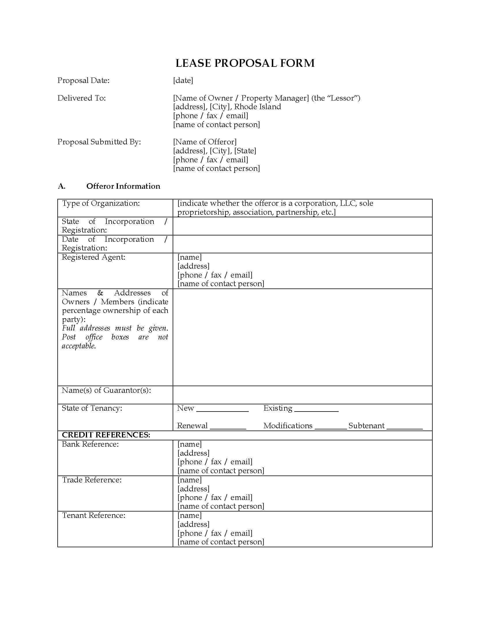 Catering Business Proposal Template ] – Catering Contract With Business Lease Proposal Template
