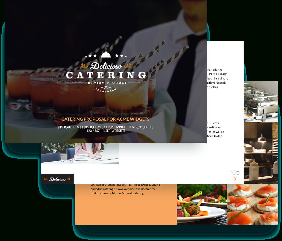 Catering Proposal Template – Free Sample | Proposify Intended For Catering Proposal Template