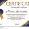Certificate Of Achievement Or Diploma. Elegant Light regarding Certificate Of Attainment Template
