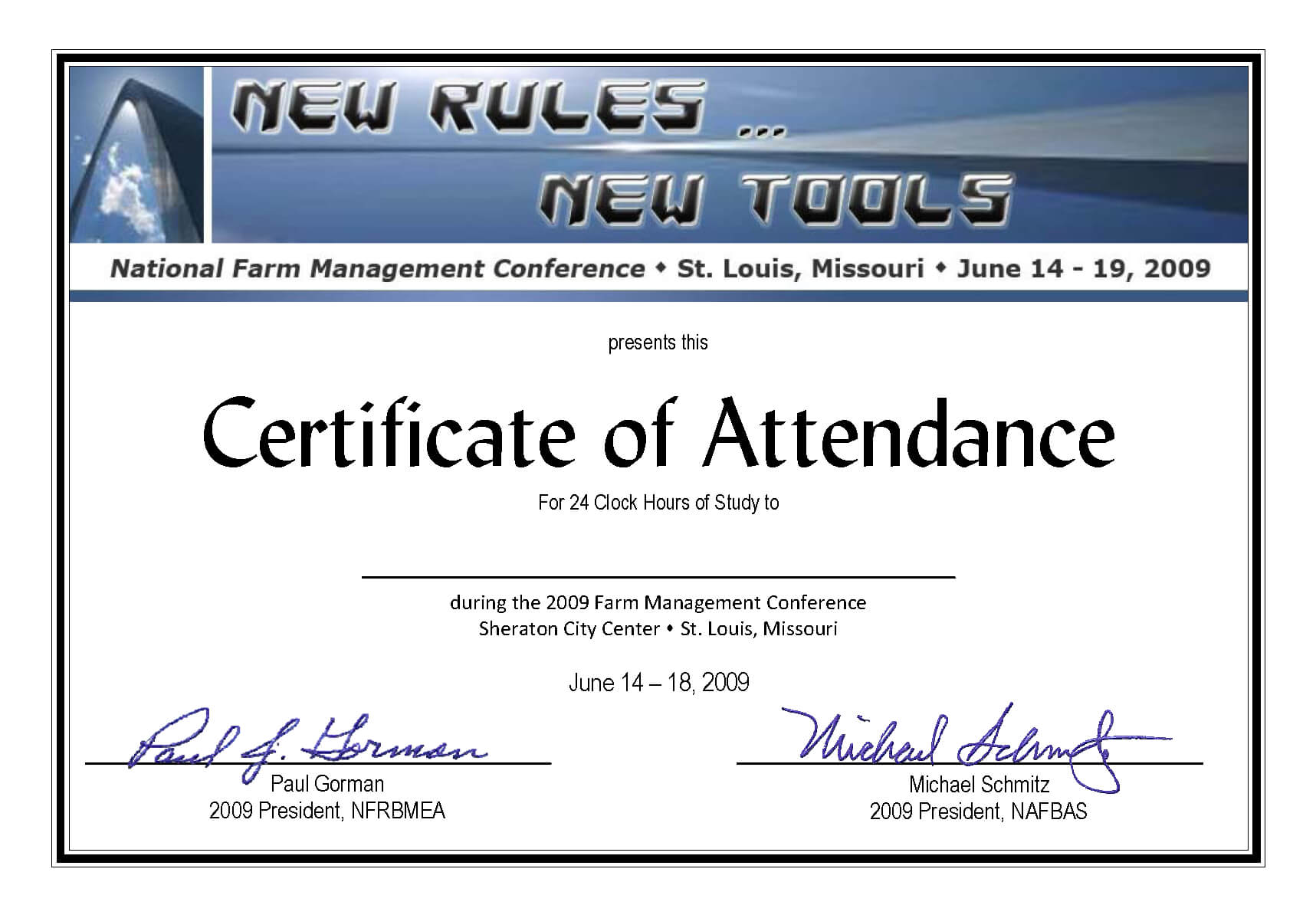 Certificate Of Attendance Conference Template ] - Of Intended For Certificate Of Attendance Conference Template