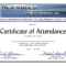 Certificate Of Attendance Conference Template ] – Of Pertaining To Attendance Certificate Template Word