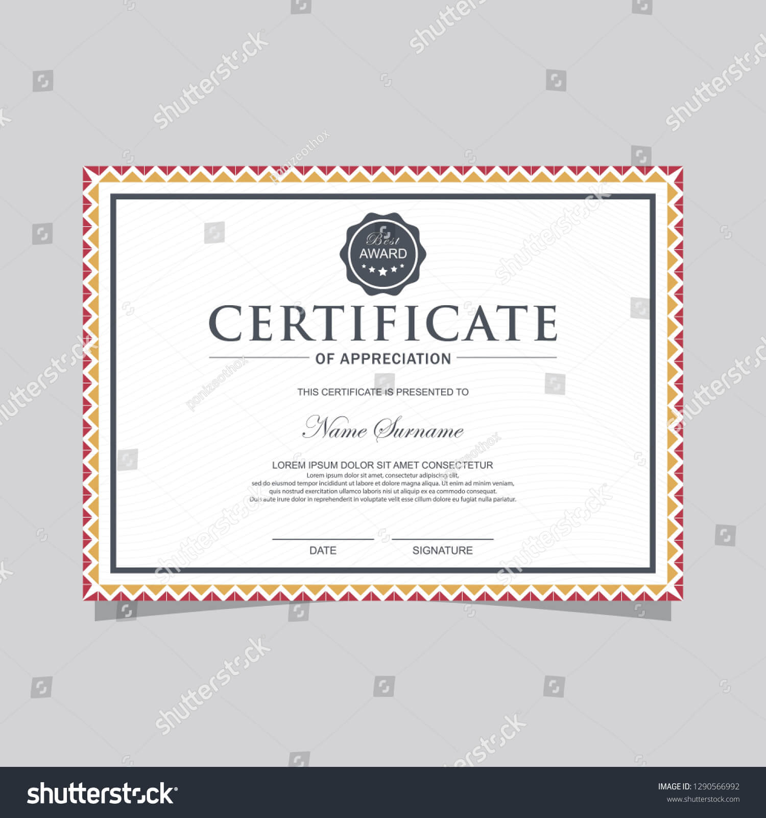 Certificate Template Diploma Currency Border Award | Royalty For Academic Award Certificate Template