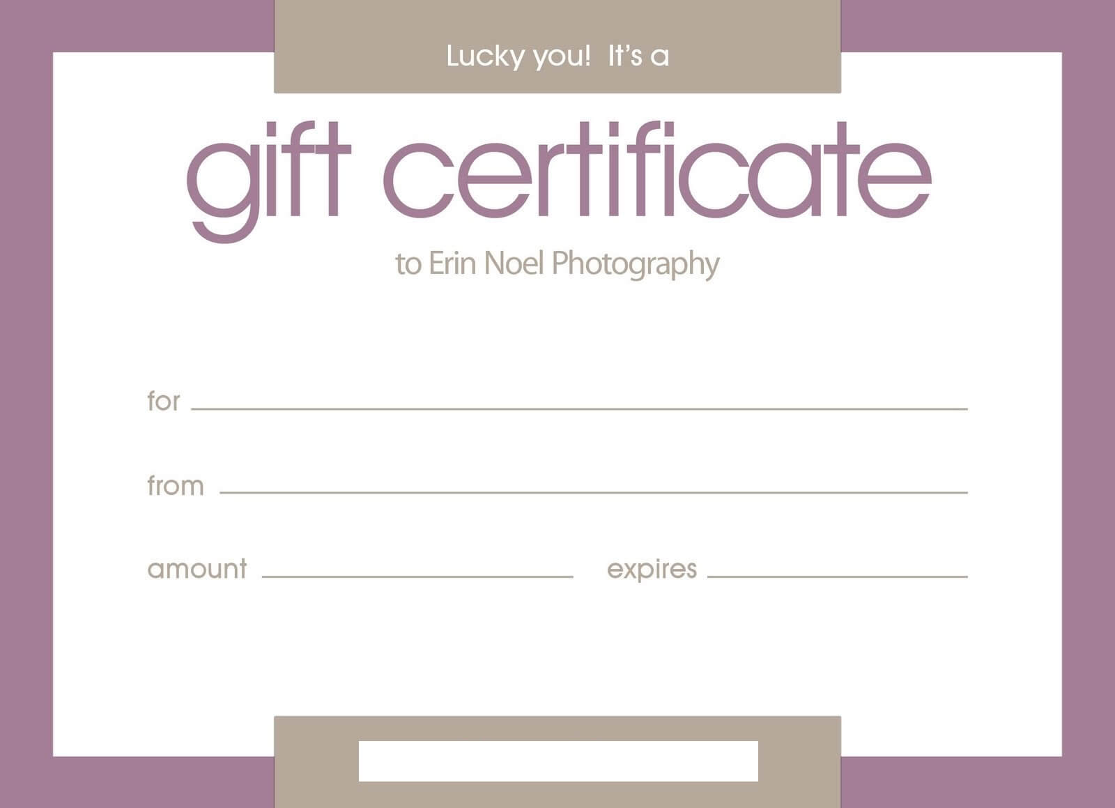 Certificates: Stylish Free Customizable Gift Certificate Regarding Certificate Template For Pages