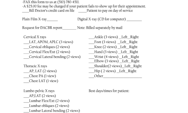 Chiropractic X Ray Report Template - Fill Online, Printable with Chiropractic X Ray Report Template