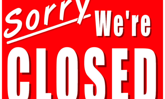 Christmas Closed Sign Printable - Christmas Printables pertaining to Business Closed Sign Template