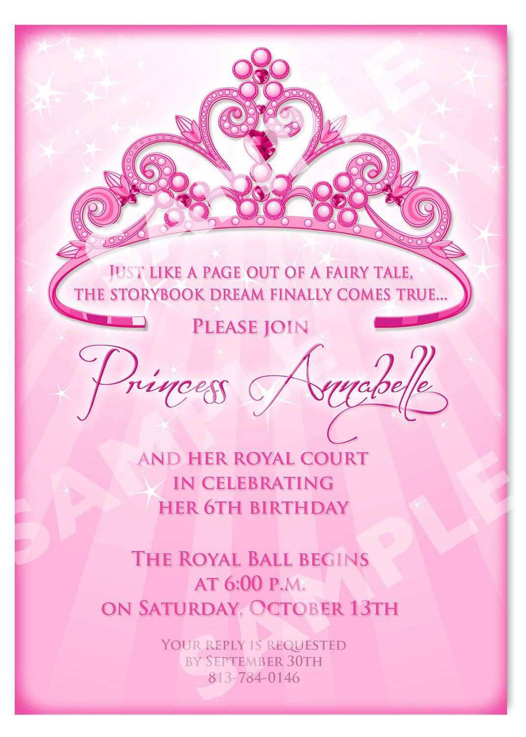 Cinderella Invitation Template – Horizonconsulting.co Intended For 13 Birthday Invitation Templates