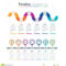 Clean And Colourful Timeline Infographics. Creative In Adobe Illustrator Infographic Templates