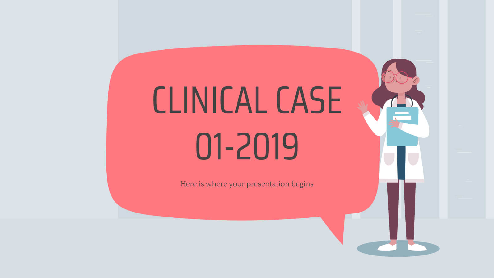 Clinical Case 01 2019 - Free Presentation Template For In Case Presentation Template