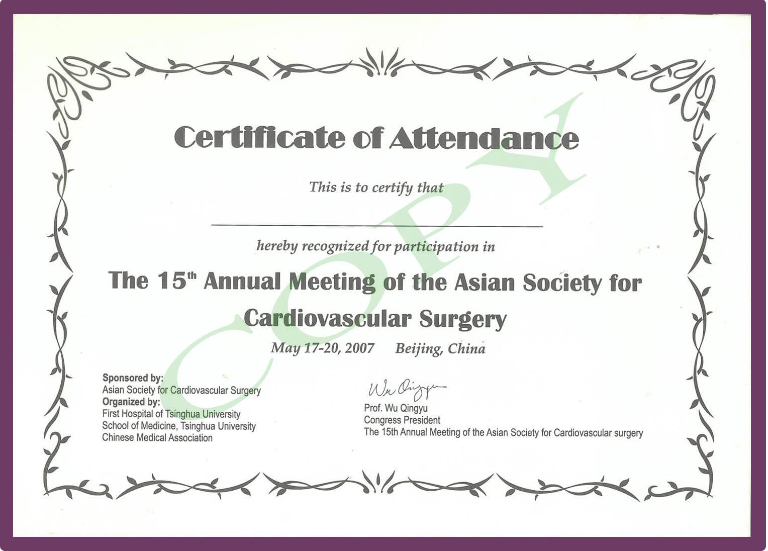 Cme Certificate Template ] – Pics Photos Phd Certificate Pertaining To Certificate Of Attendance Conference Template