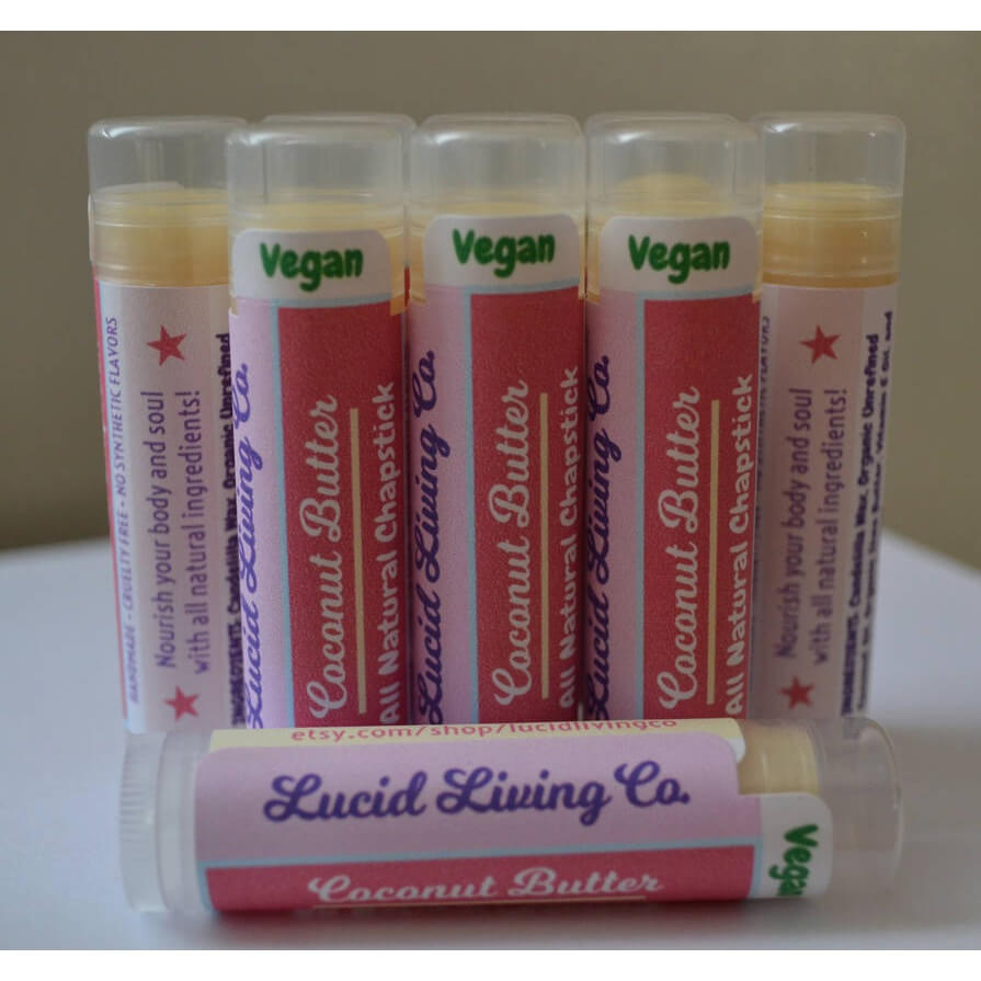 Coconut Butter Vegan Lip Balm – Customer Ideas Throughout Chapstick Label Template