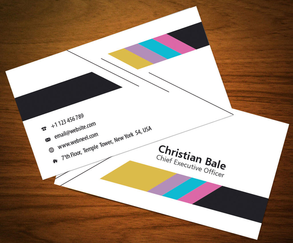 Colorful Business Card Template Free Download – Freedownload In Christian Business Cards Templates Free