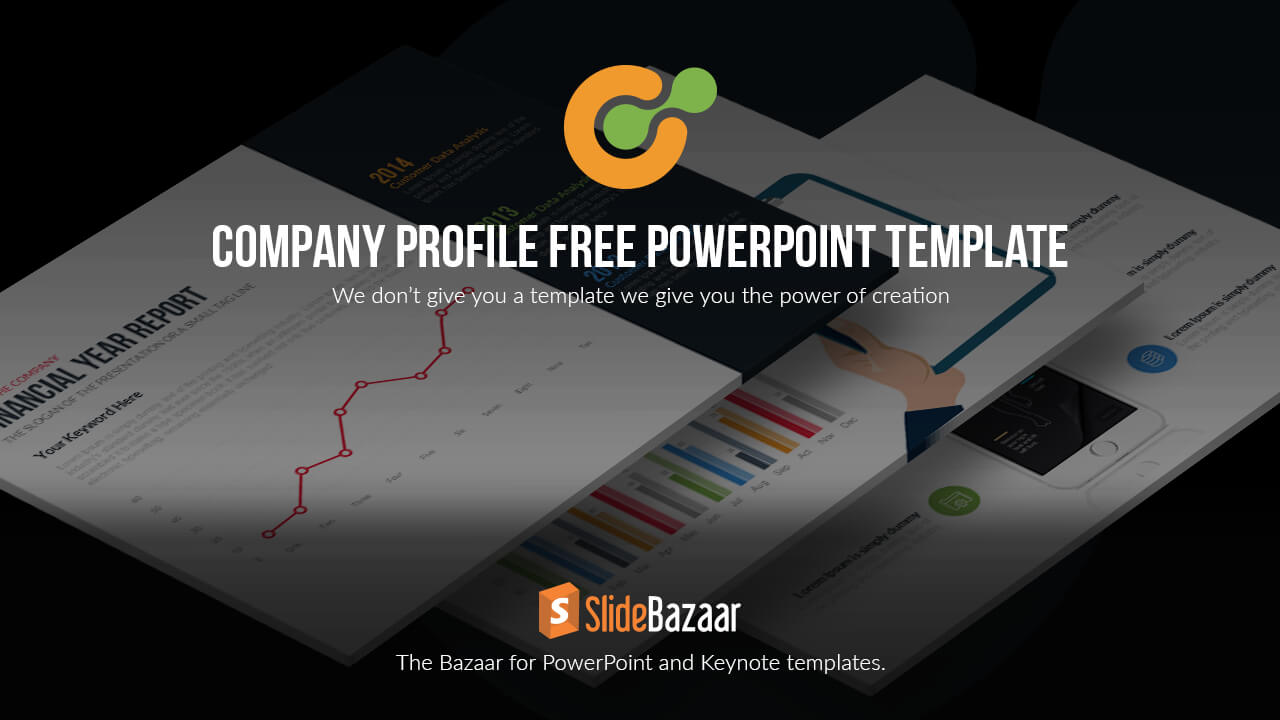 Company Profile Powerpoint Template Free – Slidebazaar With Regard To Best Business Presentation Templates Free Download