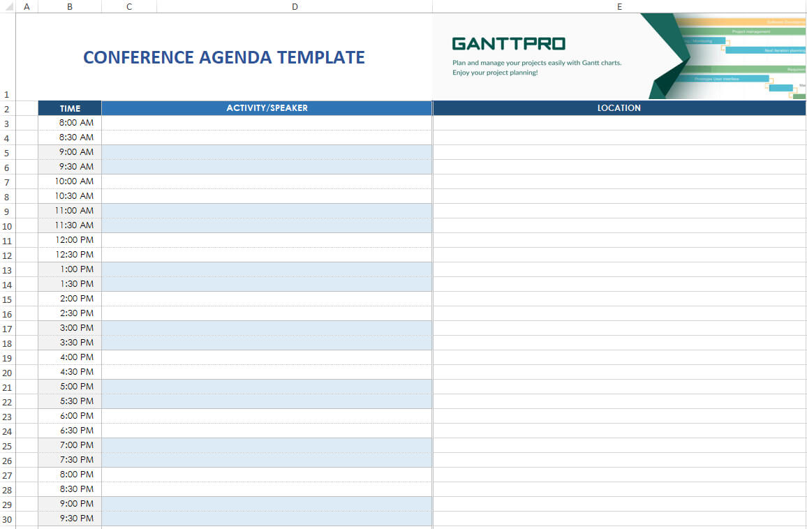 Conference Agenda Template Word Google Docs Excel Microsoft With Regard To Agenda Template Word 2007