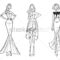 Contoh Soal Dan Materi Pelajaran 5: Female Fashion Model Sketch Throughout Blank Model Sketch Template