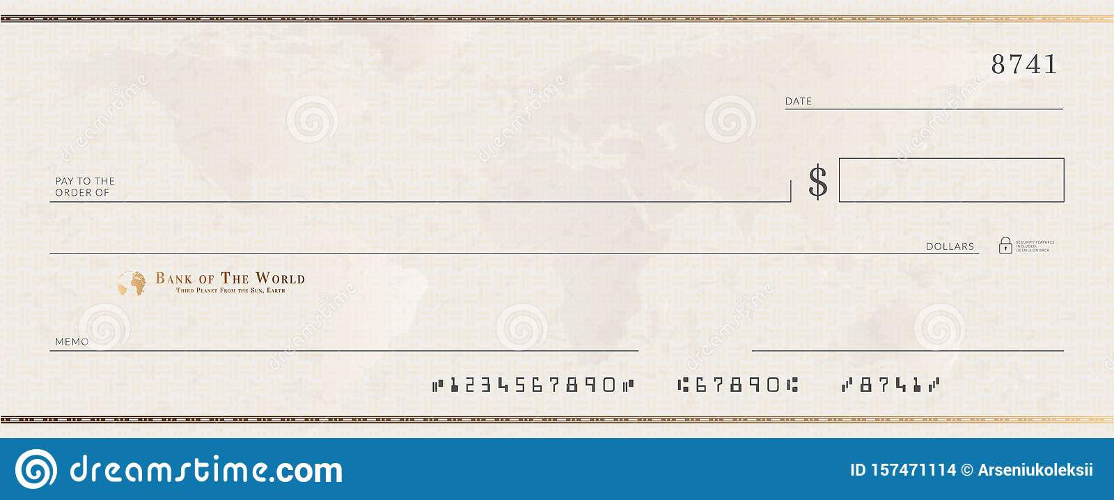 Copy Of Blank Check – Colona.rsd7 With Regard To Cashiers Check Template