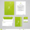 Corporate Identity Eco Design Template. Documentation For For Business Card Letterhead Envelope Template