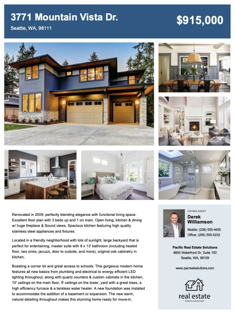 Create Free Real Estate Flyers | Zillow Premier Agent Regarding Apartment For Rent Flyer Template Free