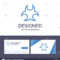 Creative Business Card And Logo Template Bio, Hazard, Sign Within Bio Card Template
