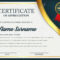 Creative Certificate Of Appreciation Award Template. Certificate.. In Academic Award Certificate Template