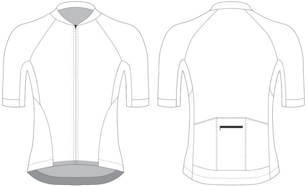 Custom Blank Cycling Jersey Design Template - Cyclingbox with Blank Cycling Jersey Template