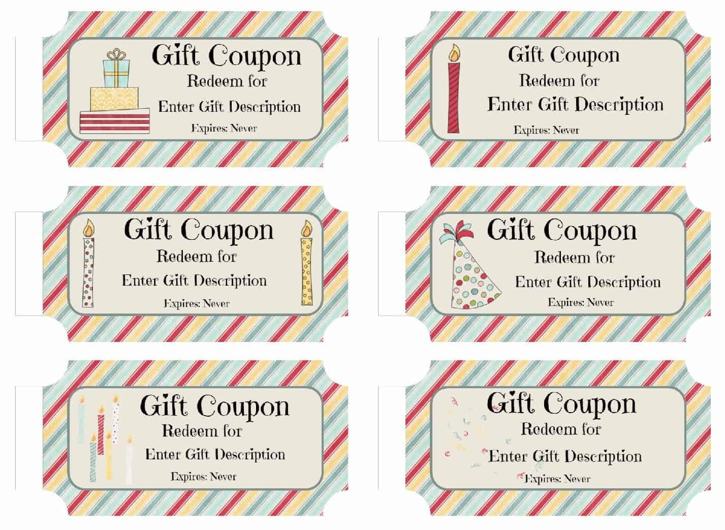 Custom Coupons Templates – Colona.rsd7 For Blank Coupon Template Printable