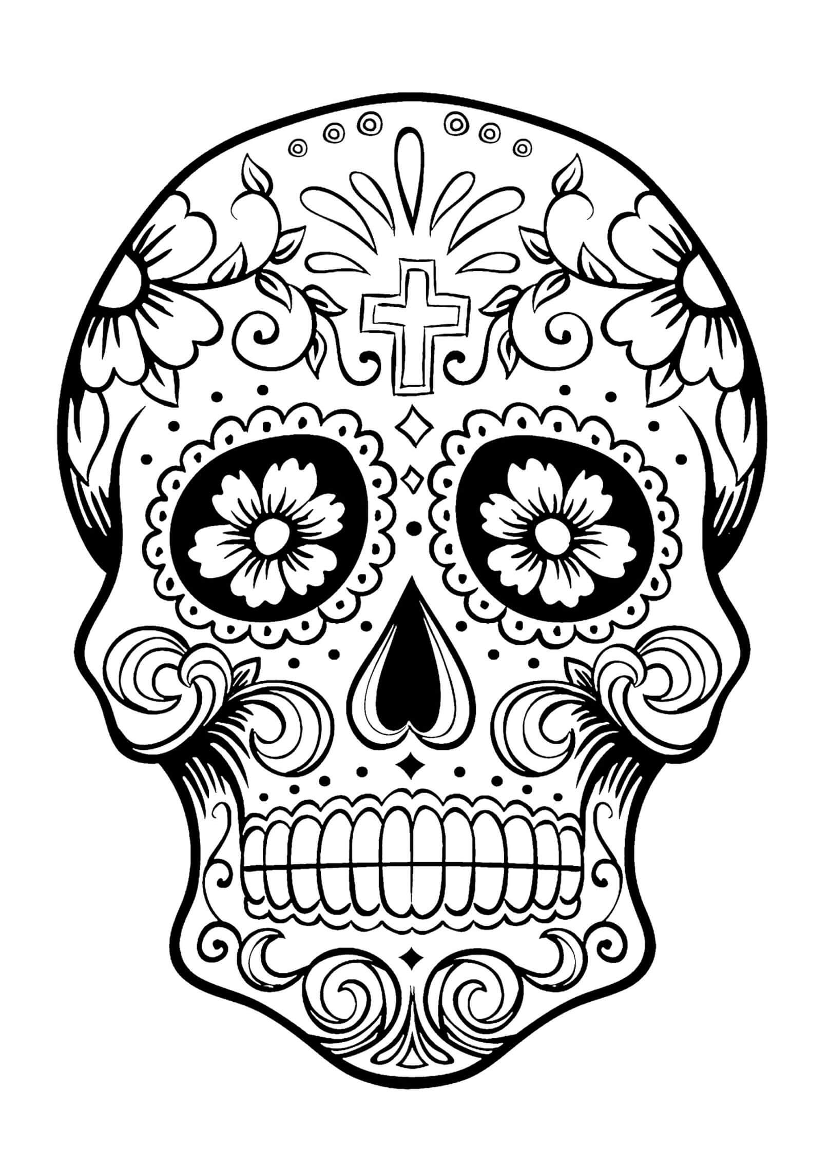 Day Of The Dead Blank Template – Imgflip Intended For Blank Sugar Skull Template