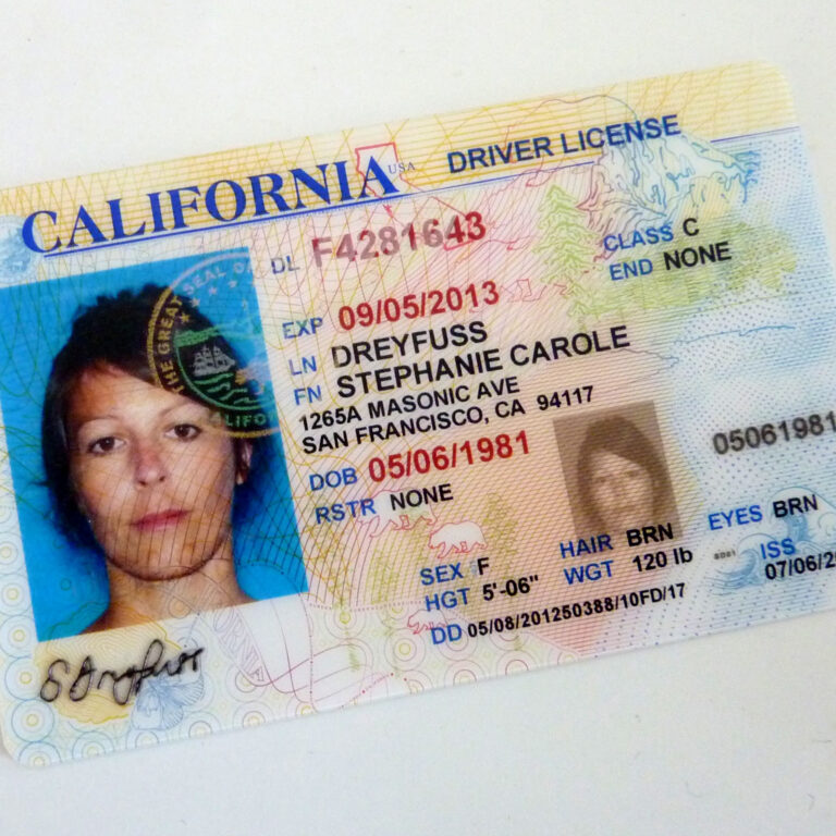 Dc4 California Driver License Template | Wiring Resources Inside Blank ...