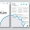 Design Color A4 Brochures. Template 2 Page Flyer With A Cover.. With Regard To 2 Page Flyer Template