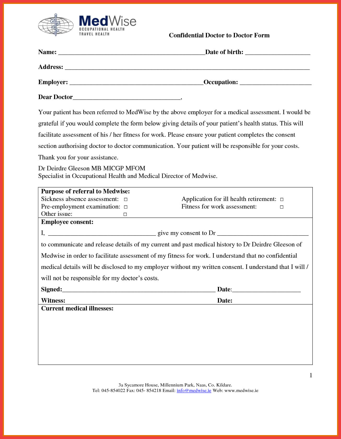 Doctors Note Email – Colona.rsd7 Within Blank Doctors Note Template