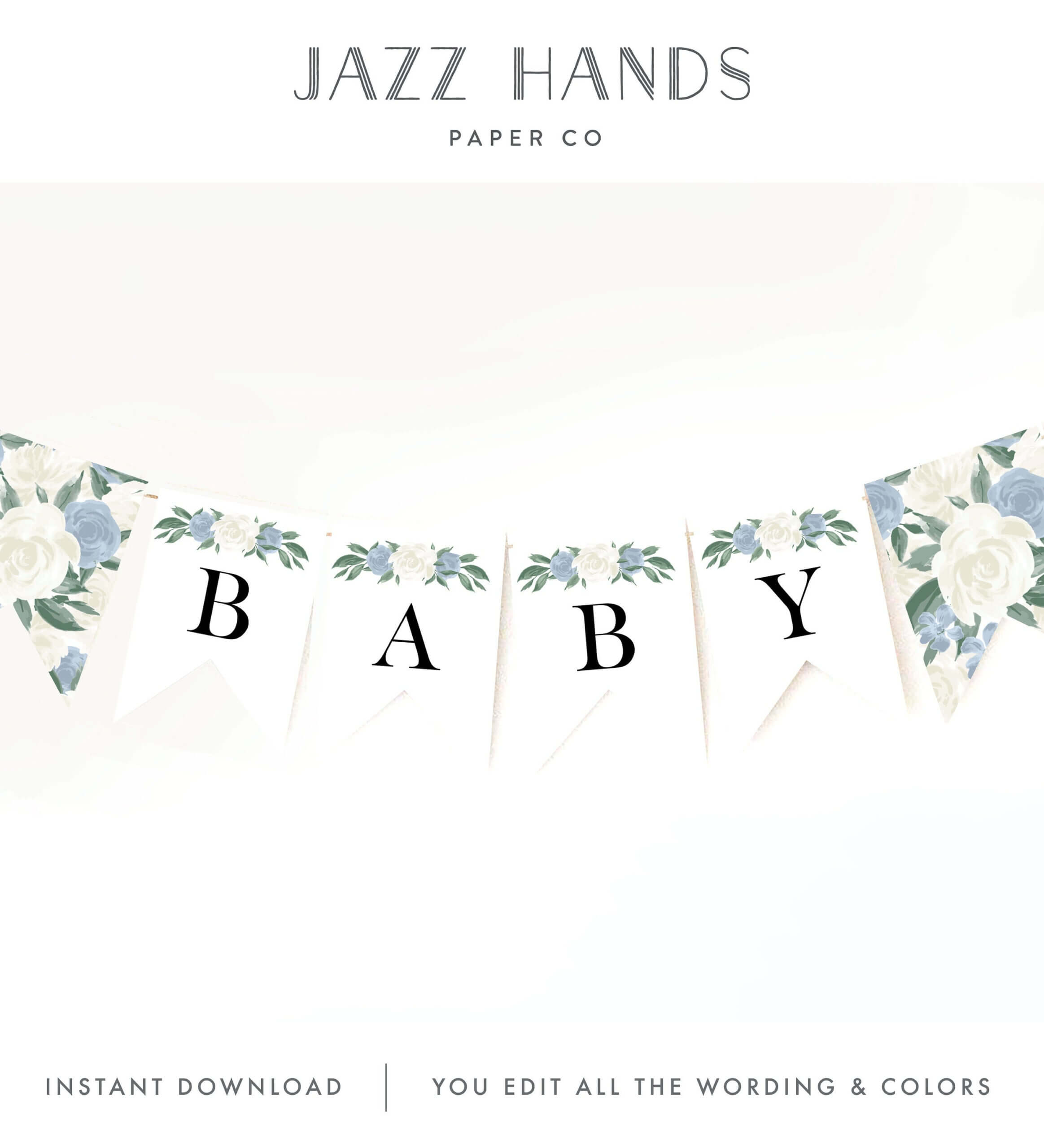 Dusty Blue Baby Shower Banner Template within Baby Shower Banner Template Dusty Blue Baby Shower Banner Template Within Baby Shower Banner Template