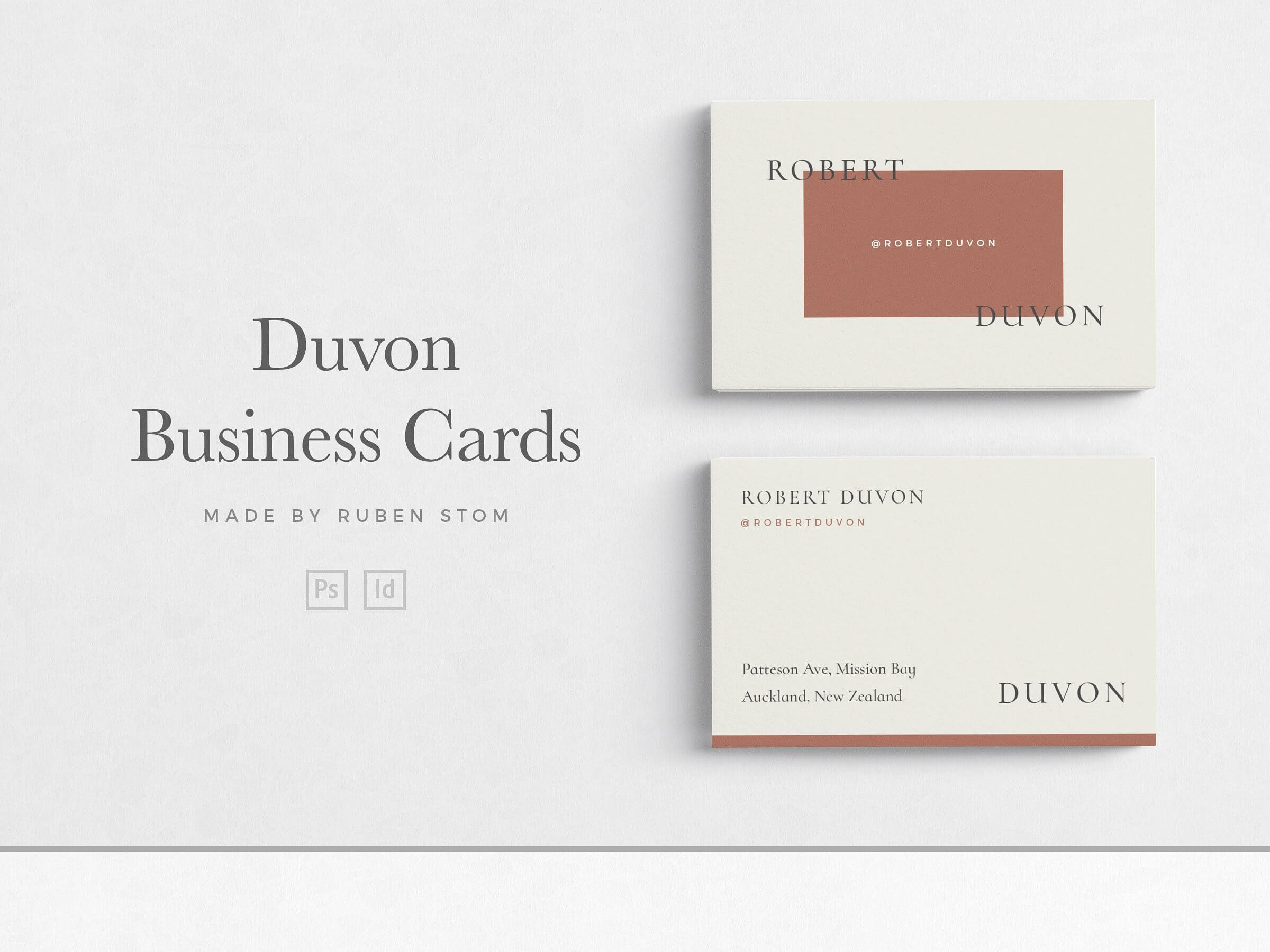 Duvon Business Cardsbusiness Cards On Dribbble With 8 5X 11 Business Card Template