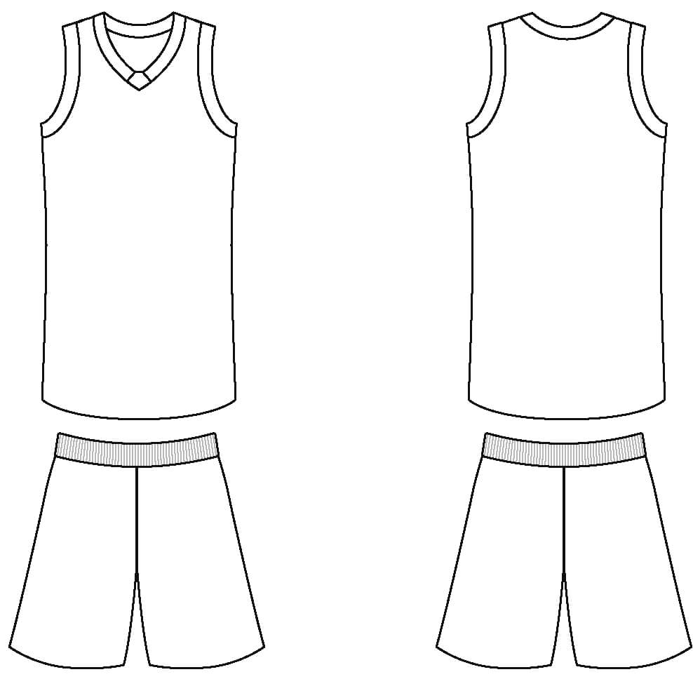 √ Blank Basketball Jersey Template Free Download Clip Art In Blank Basketball Uniform Template