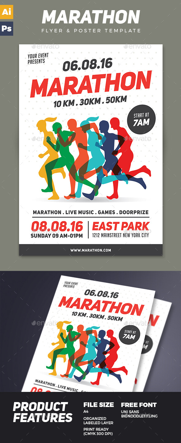 Event Flyer Template Graphics, Designs & Templates In Charity Event Flyer Template