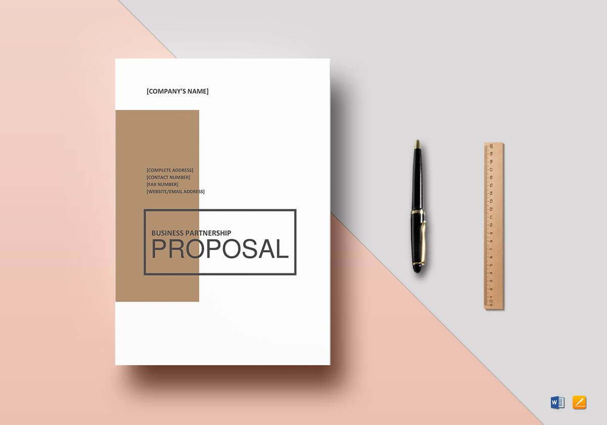 Event Partnership Proposal Template With Regard To Business Partnership Proposal Template