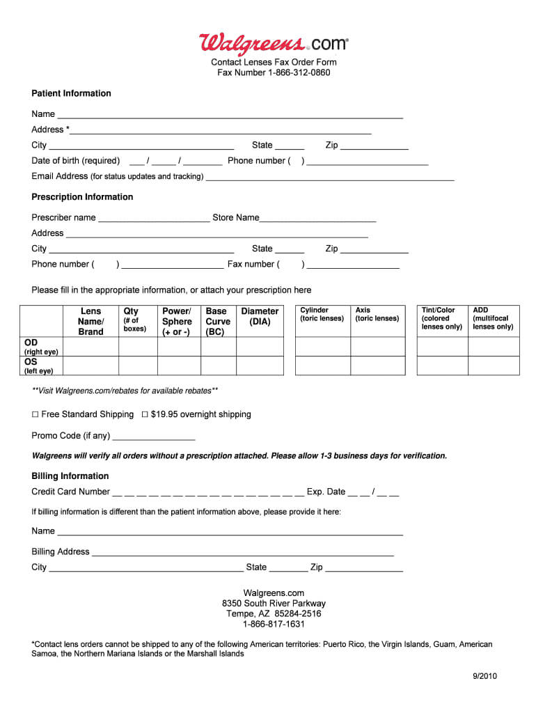 Eye Doctor Prescription Template – Fill Online, Printable With Blank Prescription Form Template
