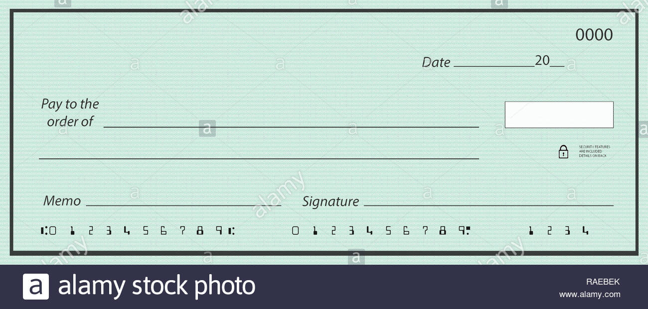 Fake Cheque Stock Photos & Fake Cheque Stock Images - Alamy Throughout Blank Cheque Template Uk