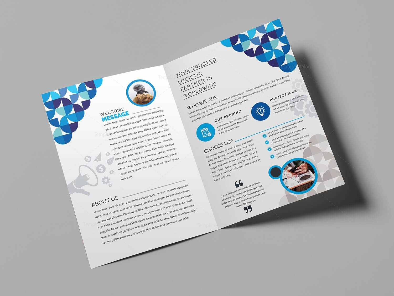 Fancy Bi Fold Brochure Template 000723 Intended For Bi Fold Menu Template