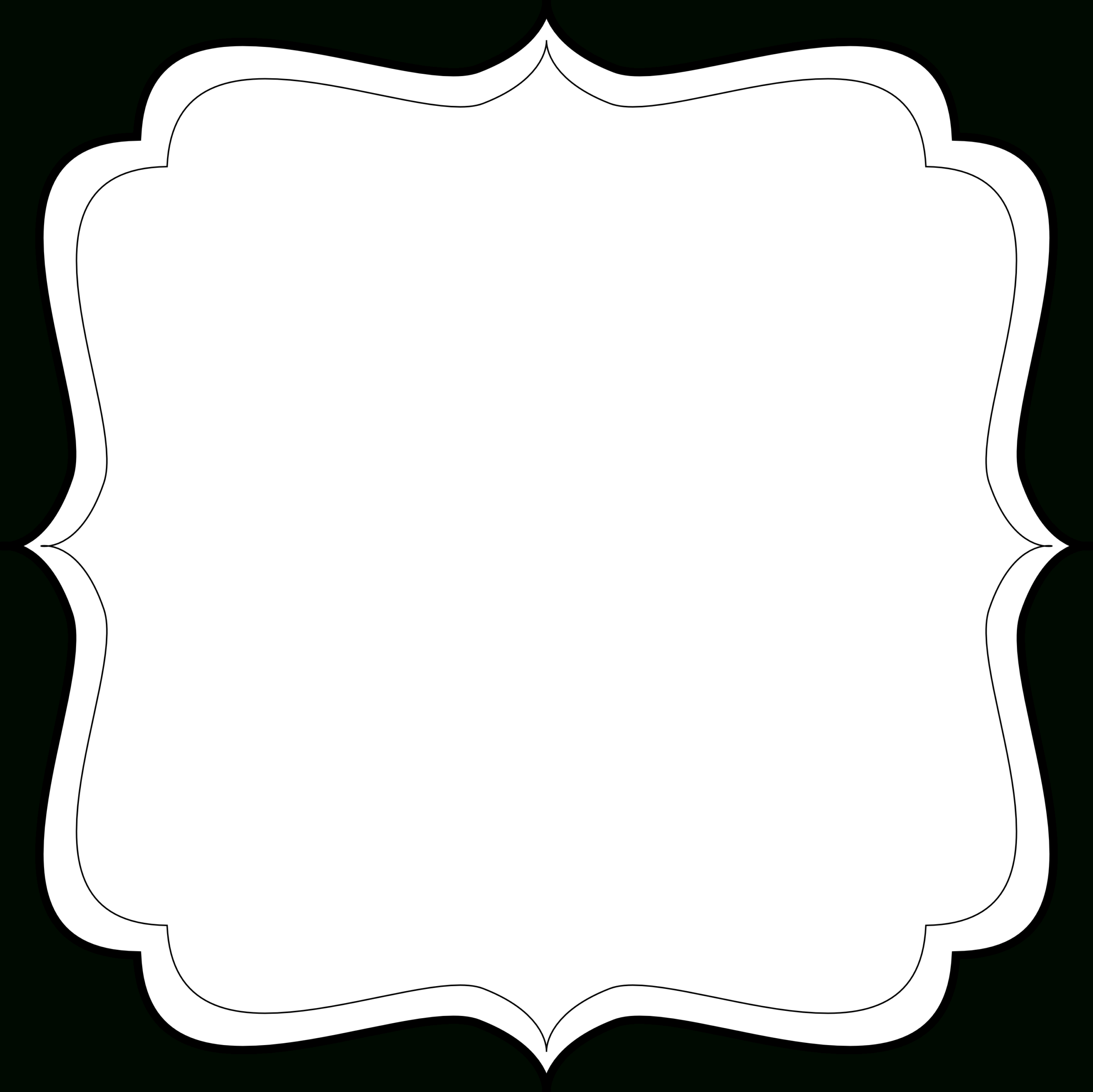 Fancy Label Templates Png, Picture #723275 Fancy Label Throughout Black And White Label Templates