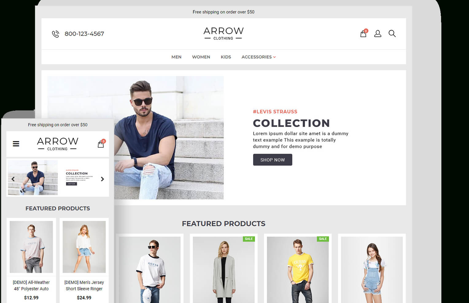 Fashion Store Website Template – 3Dcart With 3Dcart Templates
